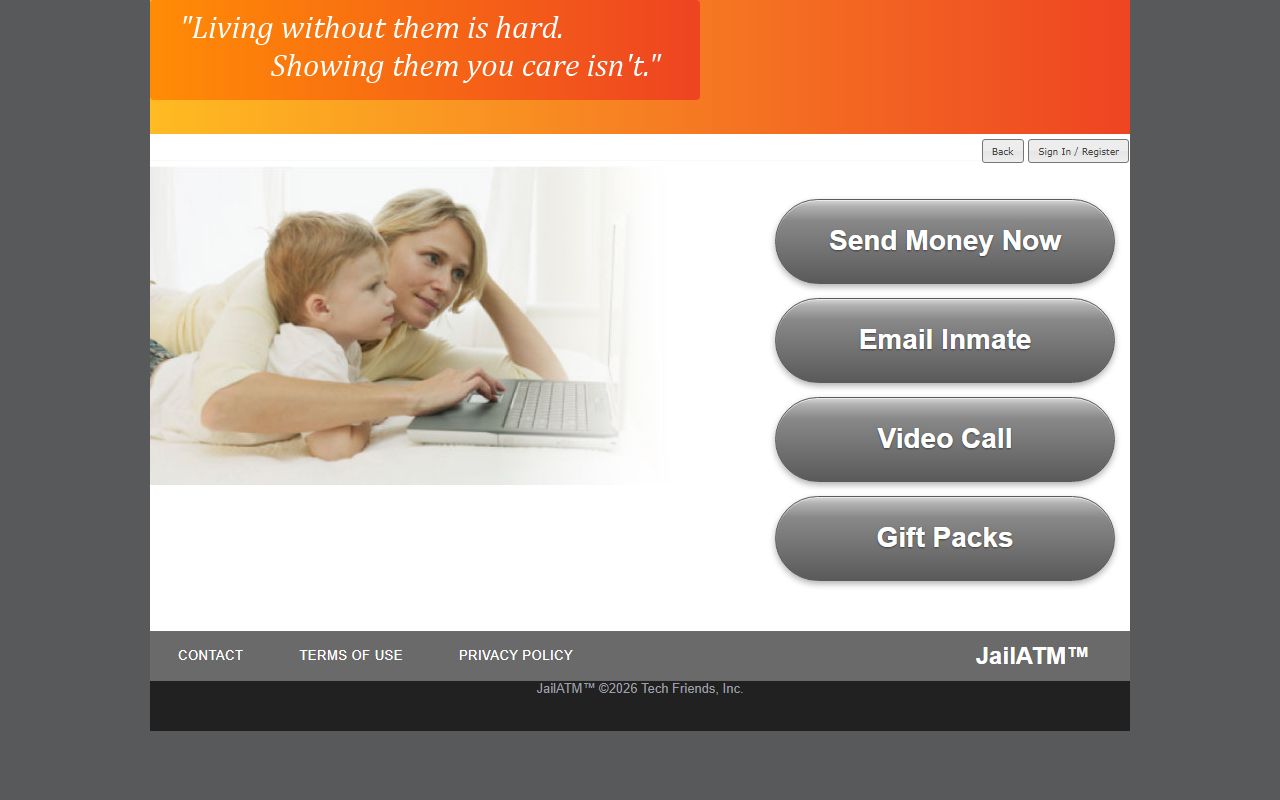 JailATM funds portal for Callahan County jail phone cards and commissary